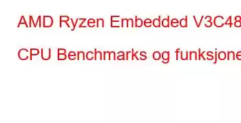 AMD Ryzen Embedded V3C48 CPU Benchmarks og funksjoner